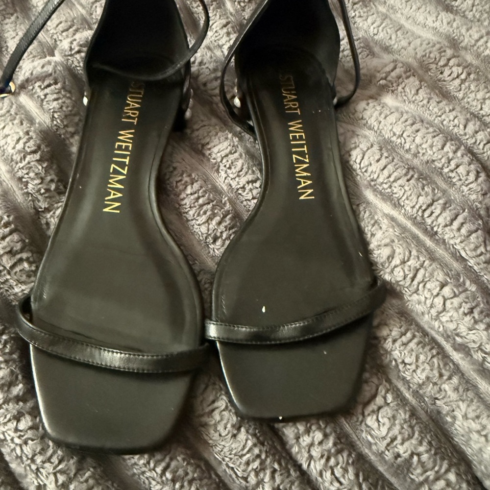 Stuart Weitzman Black Strappy sandals
